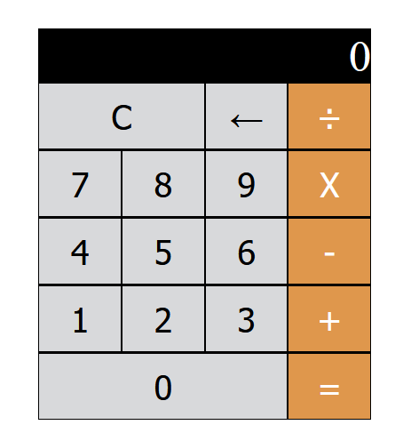 calculator project image.